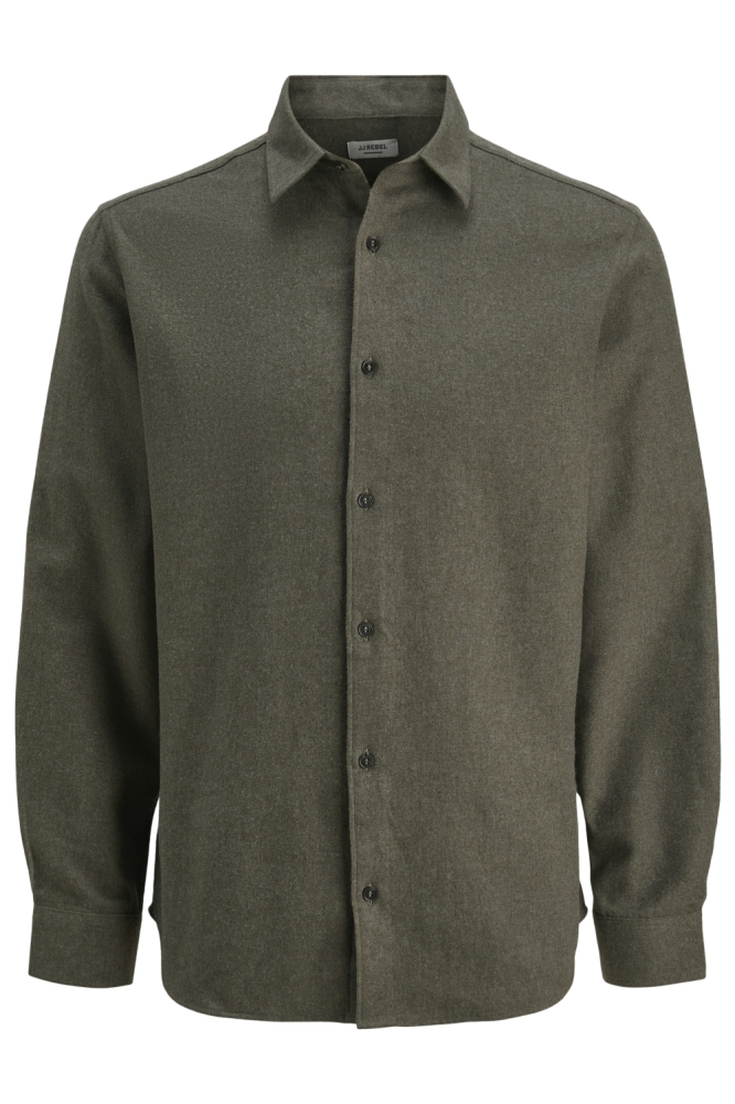 JREBIKE MELANGE SHIRT LS SN 12279481 Forest Night